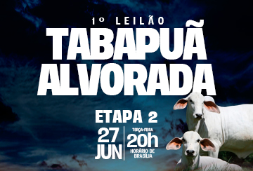 1º LEILÃO TABAPUÃ ALVORADA - ETAPA 2