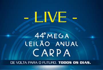 LIVE - APRESENTAÇÃO DOS ANIMAIS DO 44º MEGA LEILÃO ANUAL CARPA