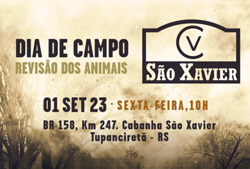 DIA DE CAMPO - REVISÃO DOS ANIMAIS LEILÃO SÃO XAVIER