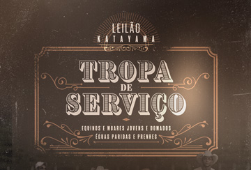 LEILÃO KATAYAMA - TROPA DE SERVIÇO