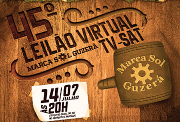 45º LEILÃO VIRTUAL TV-SAT MARCA SOL GUZERÁ