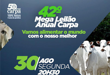 42º MEGA LEILÃO ANUAL CARPA - MATRIZES