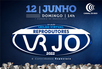 23º LEILÃO VIRTUAL REPRODUTORES VR JO & CONVIDADOS ESPECIAIS