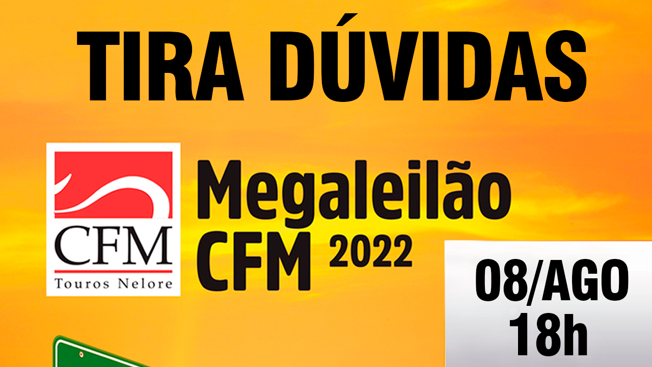 TIRA Dﾃ啖IDAS - MEGA LEILﾃグ CFM 2022